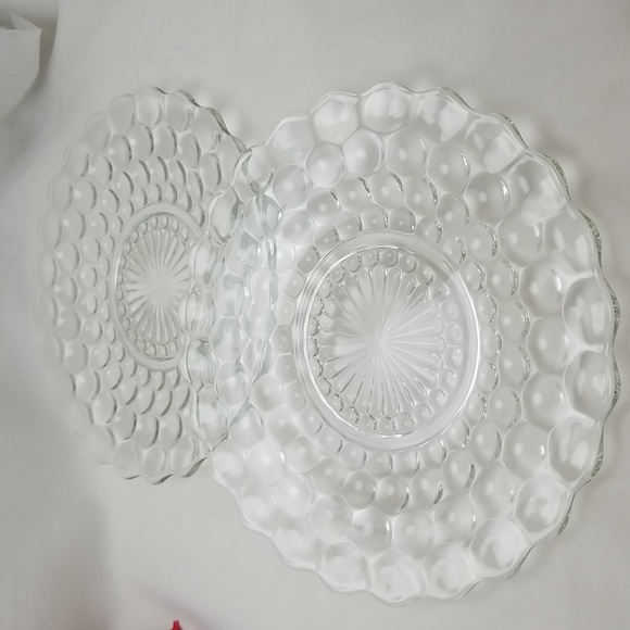 Anchor Hocking Fire King Bubble Dinner Plates - Picture 9 of 13